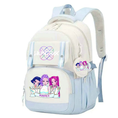 KPop Demon Hunters School Bag Backpack Zipper Bookbag
