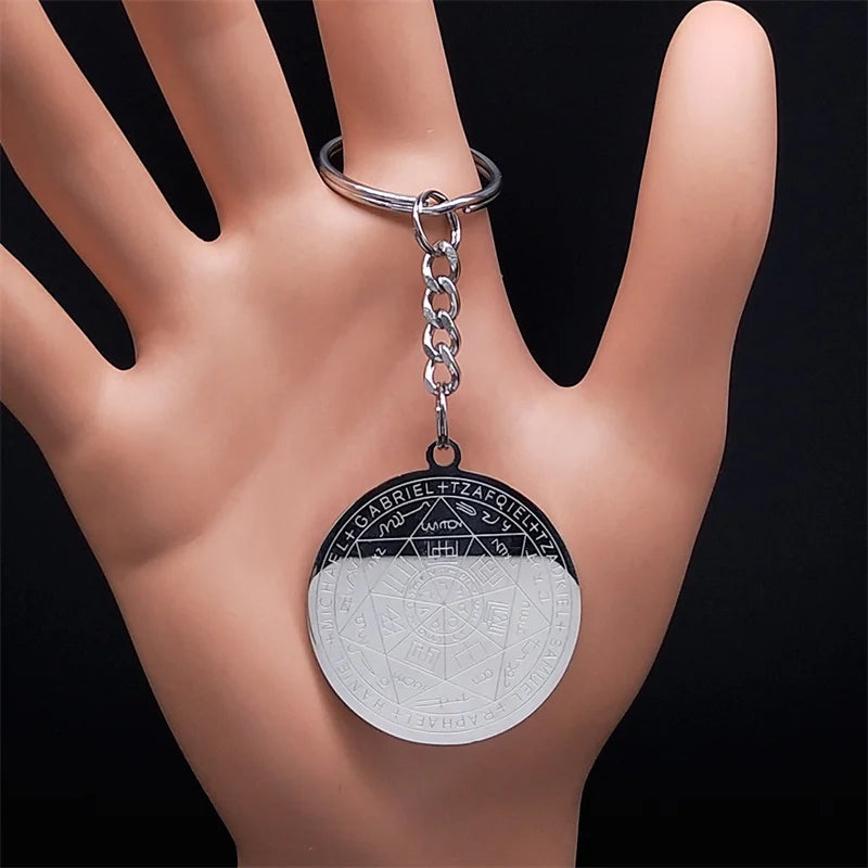 Seven Archangels Amulet Stainless Steel Necklaces