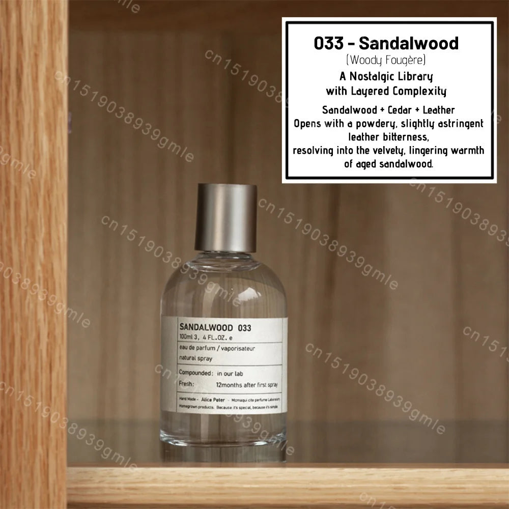 Unisex Sandalwood Eau De Toilette Perfume