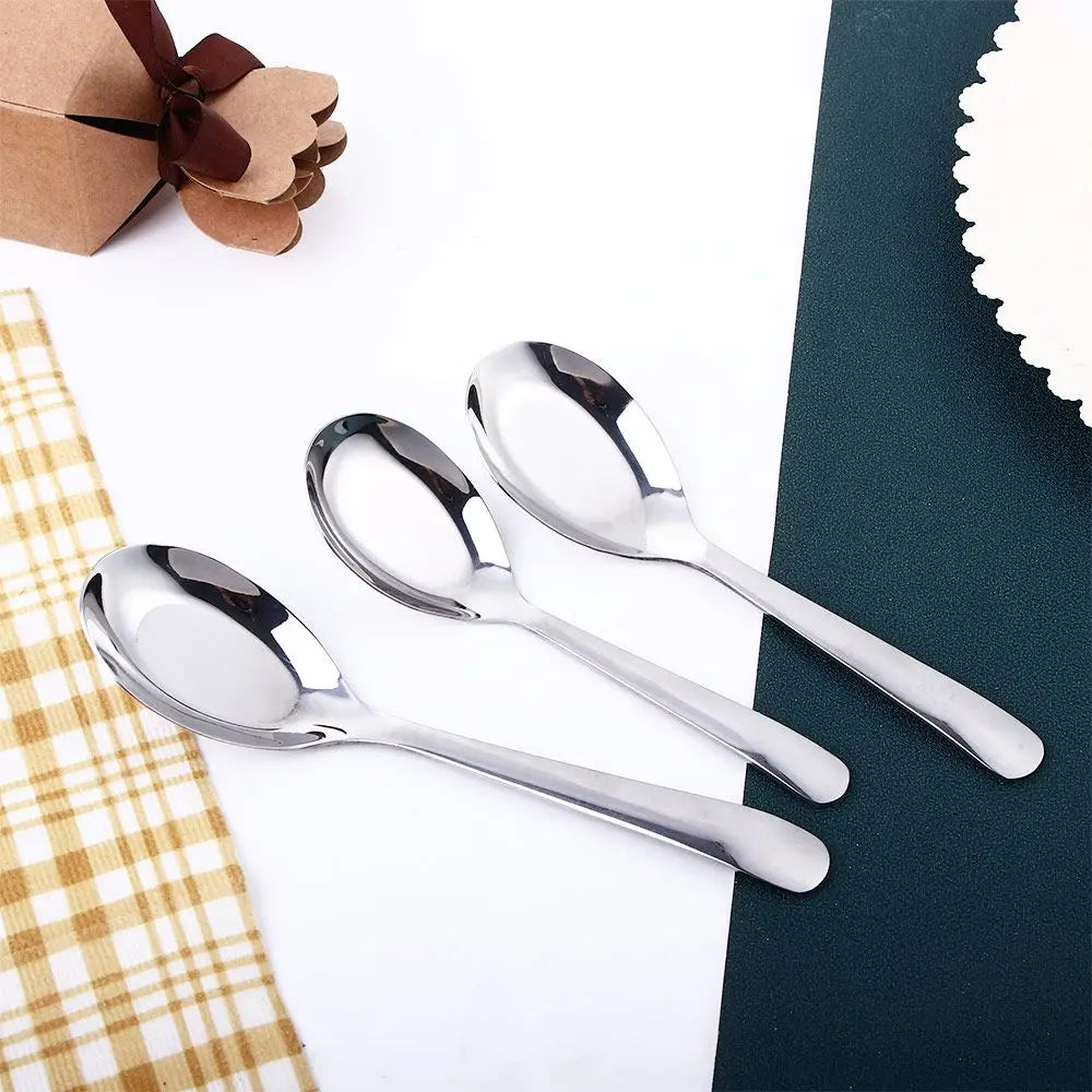 Stainless Steel Dining Flatware Soup Spoon