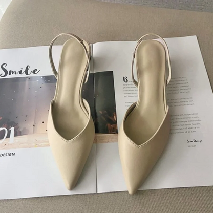 Slingbacks High Heels Shallow Mouth Sexy Sandals