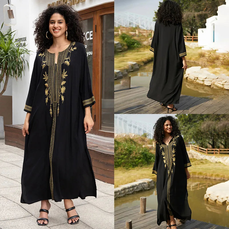 Swimsuit Cover Ups Short Sleeve Cover Up Kaftan Dresses