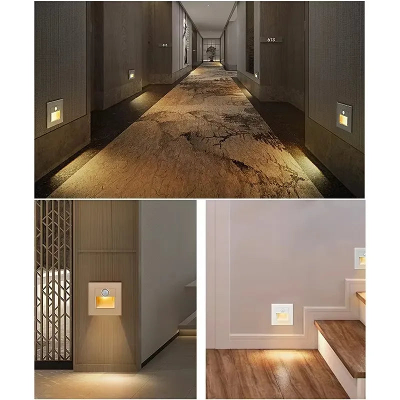 Motion Sensor Light Infrared Night Footlight