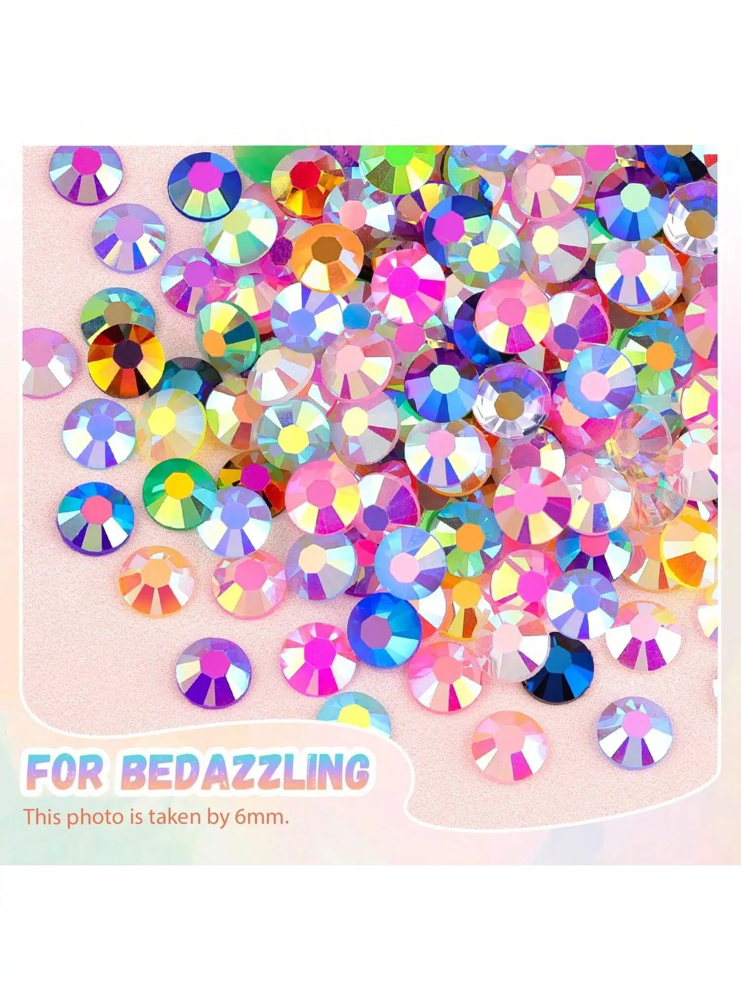 28 grid 3/4/5mm mixed color Jelly/resin drill rhinestone se