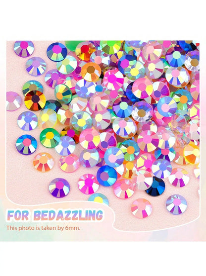 28 grid 3/4/5mm mixed color Jelly/resin drill rhinestone se