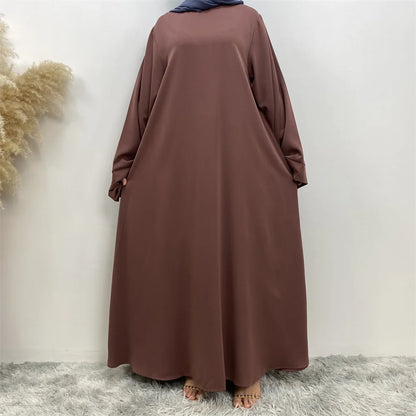 فستان عباية إسلامية طويلة