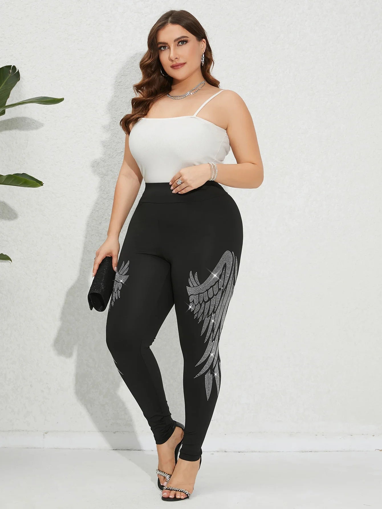 Plus Size Leggings Skinny Trousers