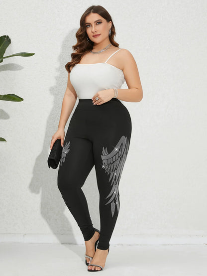 Plus Size Leggings Skinny Trousers