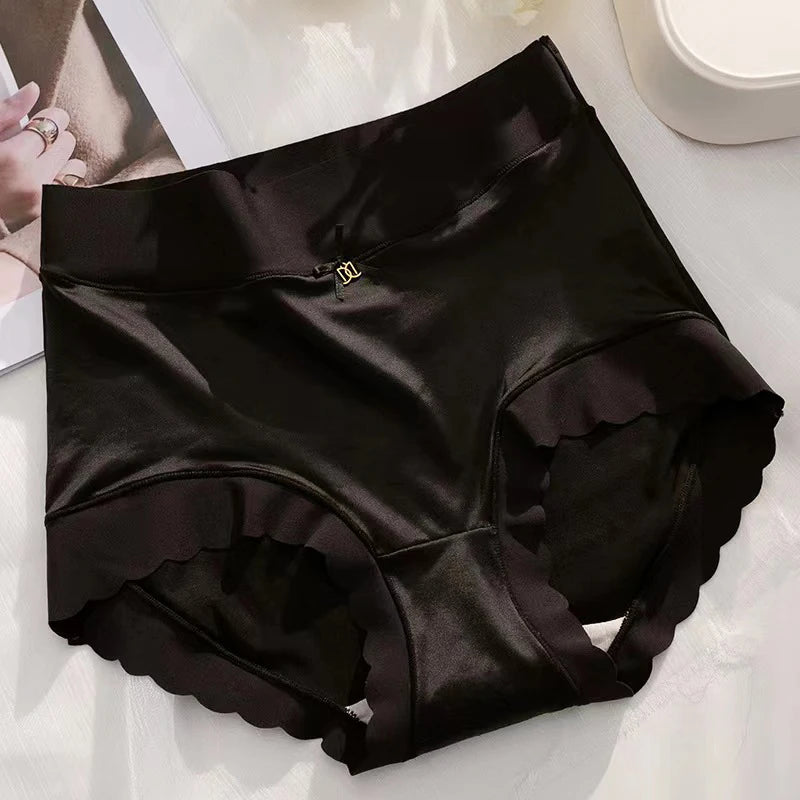 Silk Panties Nice Briefs Soft Underwear Mid rise Elegance Sexy Lingerie