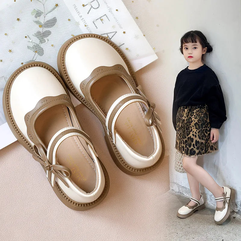 Little Leather Autumn Style Sneakers
