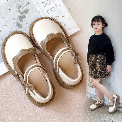 Little Leather Autumn Style Sneakers