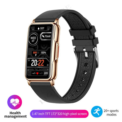 LIGE Smart Watch 1.47-inch Full Touch Screen Sports Fitness Tracker Waterproof