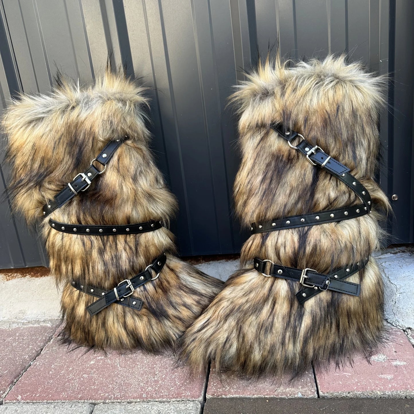 Faux Fur Snow Long Boots