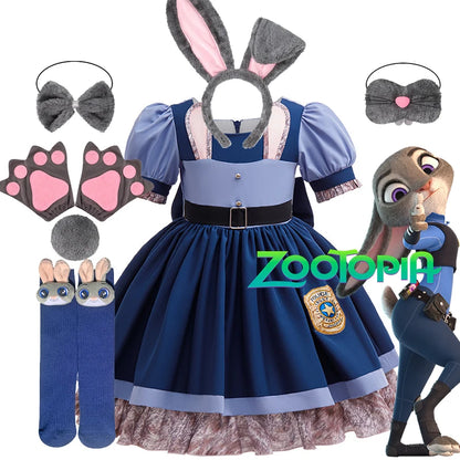 Zootopia Bunny Costume Cosplay Set