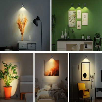 Led Double Head Wall Lamp Touch Control Remote