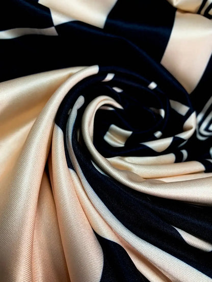 Geometric Pattern Sleeveless Midi Dress