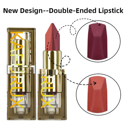 Glitter Two-tone Black Matte Lipsticks