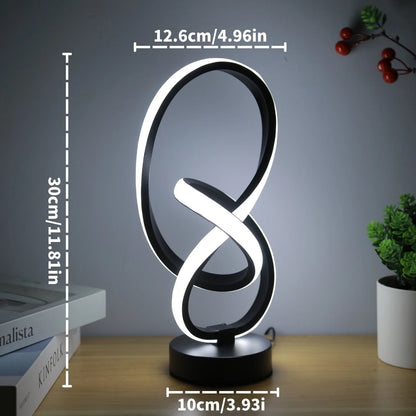 Creative LED desk lamp with USB 3 color adjustable