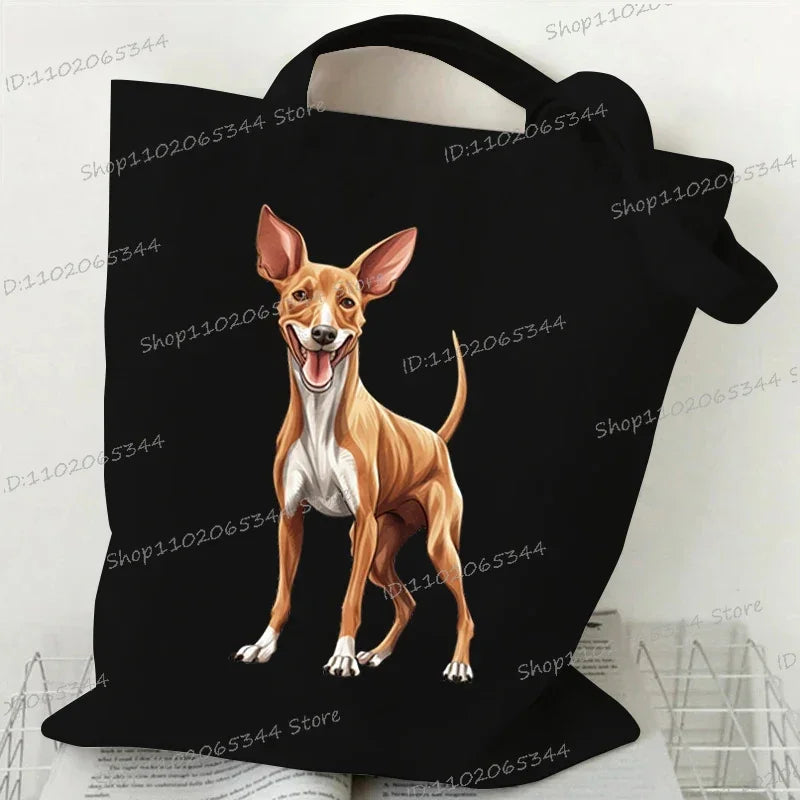 Animal Dog Series Canvas Tote Bag