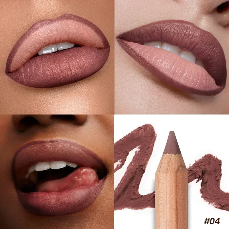 Matte 8-colors Lip Liner Pencil Lip Contour Lipstick Waterproof Lipliner Makeup