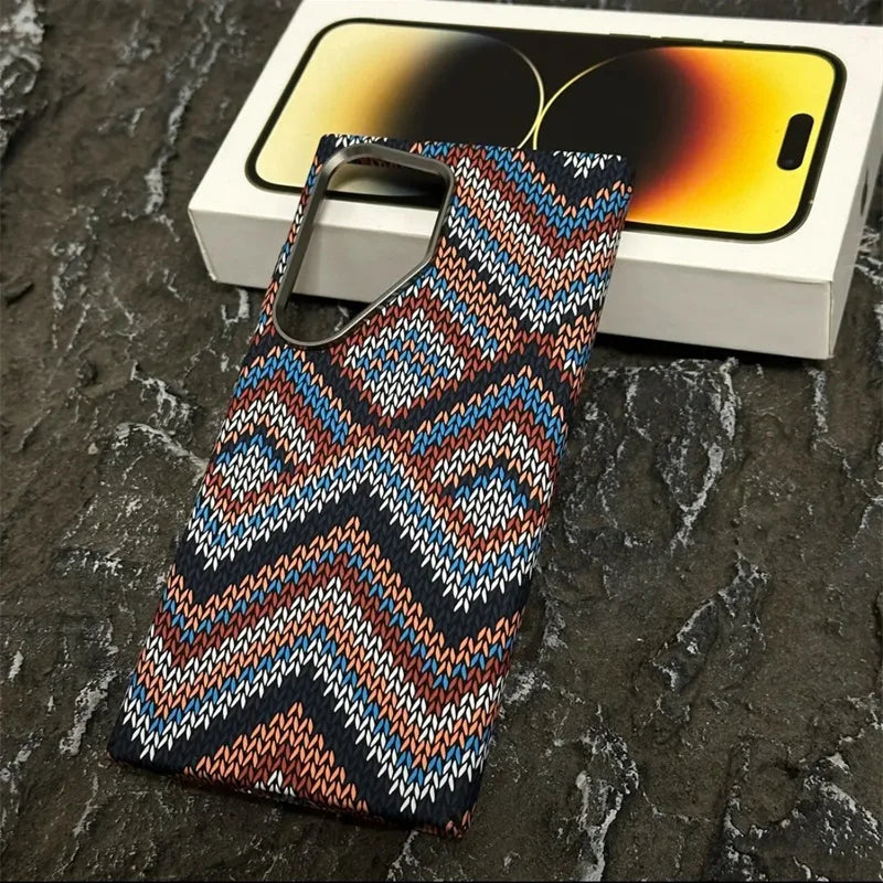 Carbon Fiber Wireless Magsafe Samsung Case Cover