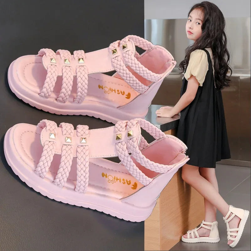Roman Sandals Open Toe Flat Casual Shoes