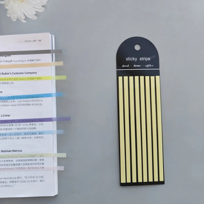 160 Sheets Transparences Sticky Notes Stationery Index Tabs