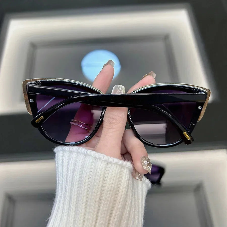 Cat Eye Retro Vintage Mirror Sunglasses