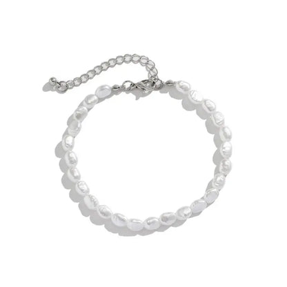 DANA Oval Pearl Chain Bracelet