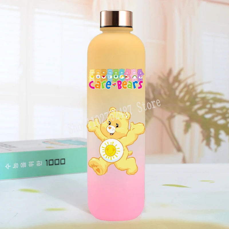 Cute Care Bears Water Bottle Outdoor Sports Kawaii Cup