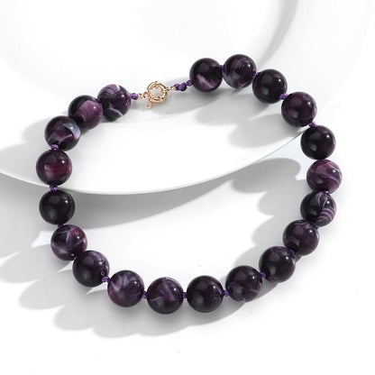 Bohemian Style Handmade Beaded Necklace Jewelry