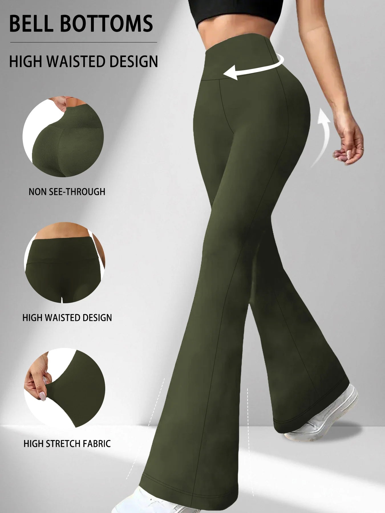 Super Soft Flare Pants High Waisted Yoga