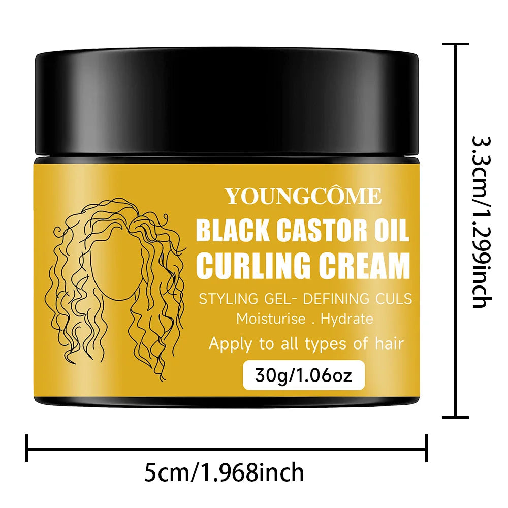 Black Castor Oil Hair Conditioner Ultra-Moisturizing & Curl-Defining Treatment