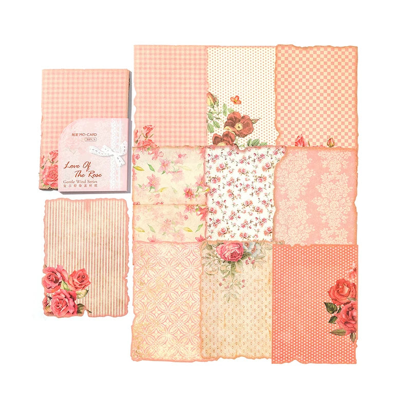 30Pcs/Pack Gentle Wind Series Scrapbooking Decorative