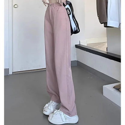 Wide Leg Jeans High Waist Pants