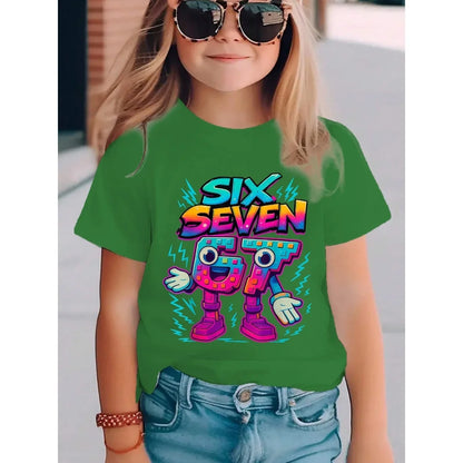 3D Printed Cute Short Sleeved Shirt