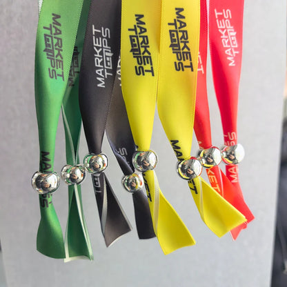 50Pieces Customizable Cloth Logo Fabric Wristband
