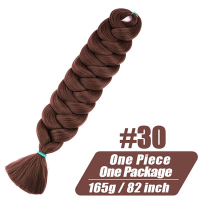 82 Inch Long Jumbo Braiding Hair Synthetic Braids Crochet Hair Extensions 165g