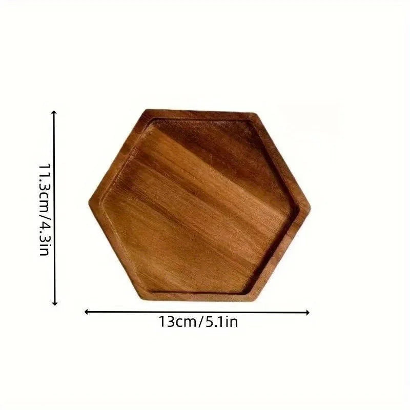 Japanese solid wood fruit plate