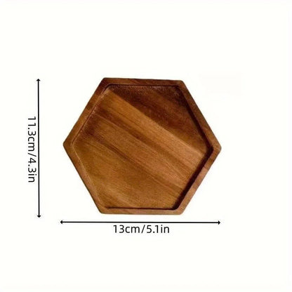Japanese solid wood fruit plate