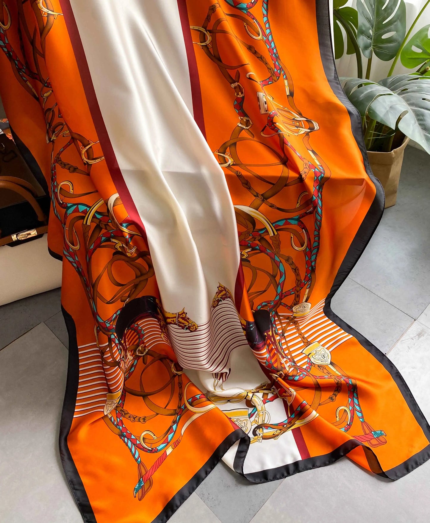 Pañuelos de seda para la cabeza