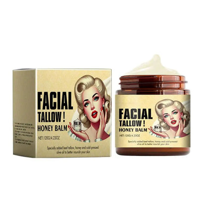 Crema facial hidratante de bálsamo de miel y loción corporal