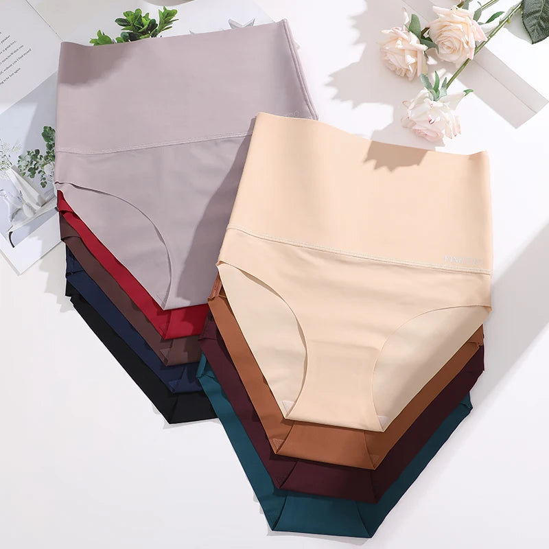 Seamless High Waist  Abdomen Hip Lift Briefs Body Shaping Lingerie