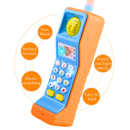 Mobile Phone Smart Phone Music Light Sound Pretend Play Baby Learning Smartphone Toy