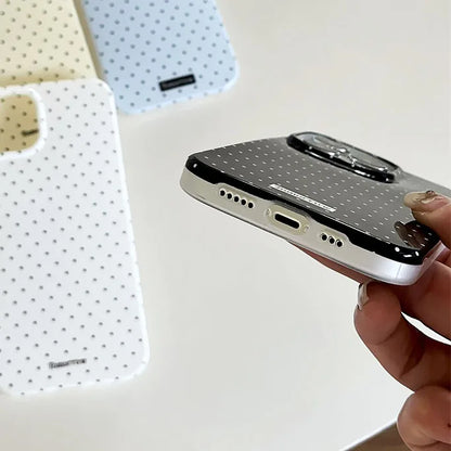 Polka Dot Small Fresh Mobile Phone Case for iPhone Ultra Slim Shockproof Cover