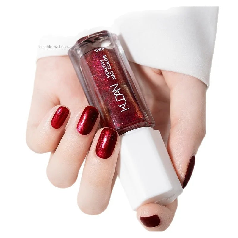 Colorful Water-Base Nail Polish 40 Colors Air Dry Peel Off Nail Art