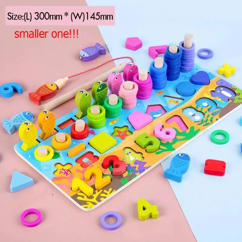 Math For Toddlers Educational Wooden Puzzle Toy