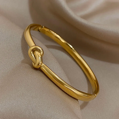 Unisex Gold Cuff Waterproof Bracelet
