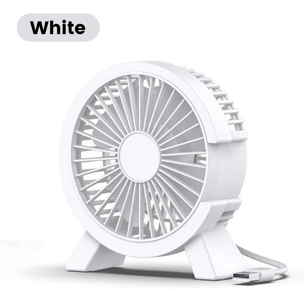 Mini USB Rechargeable Table Fan Portable USB