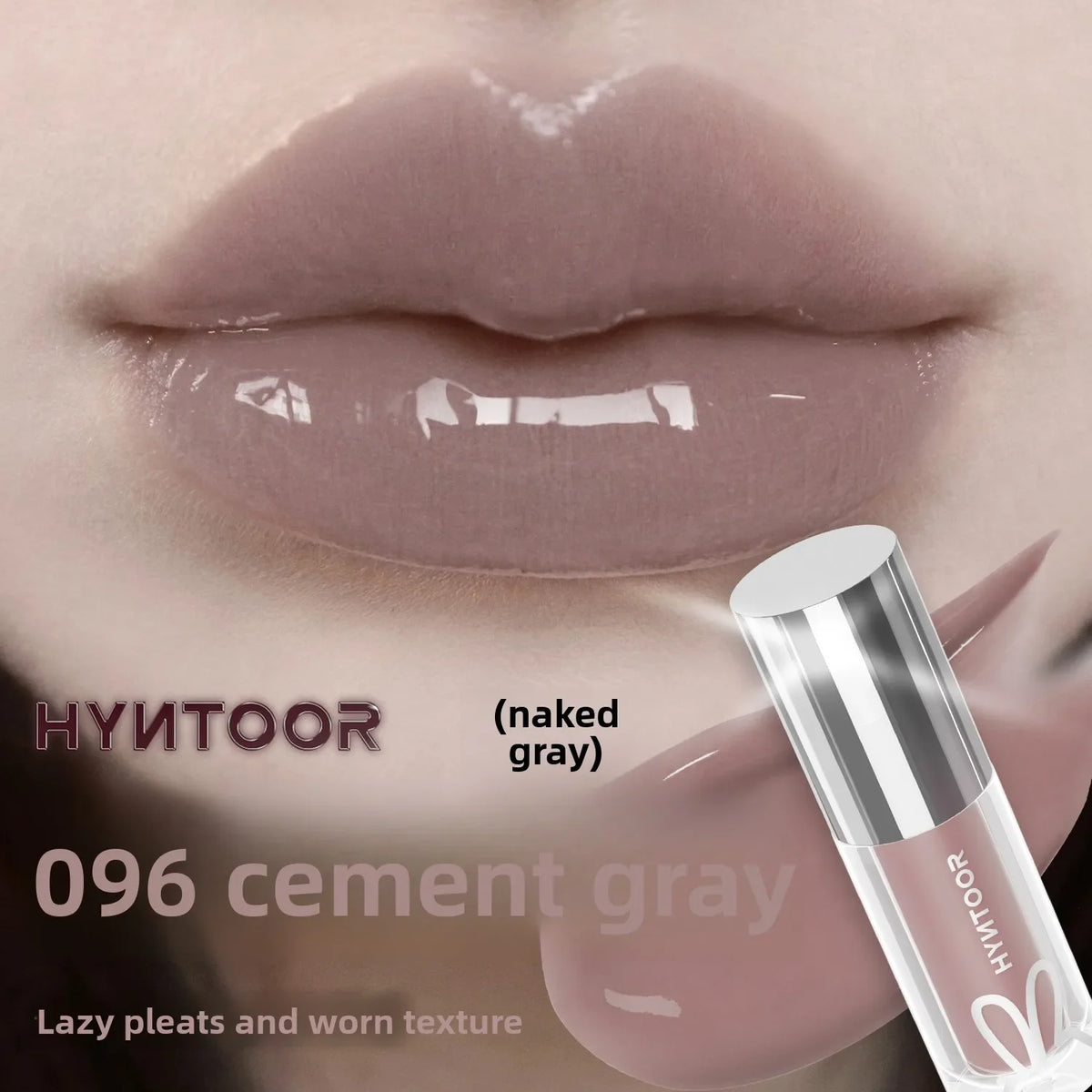 Playful Rebellious Lip Gloss Planet  Mouth Black Mouth Silver Mouth Gray Lip Oil Mirror Water Gloss